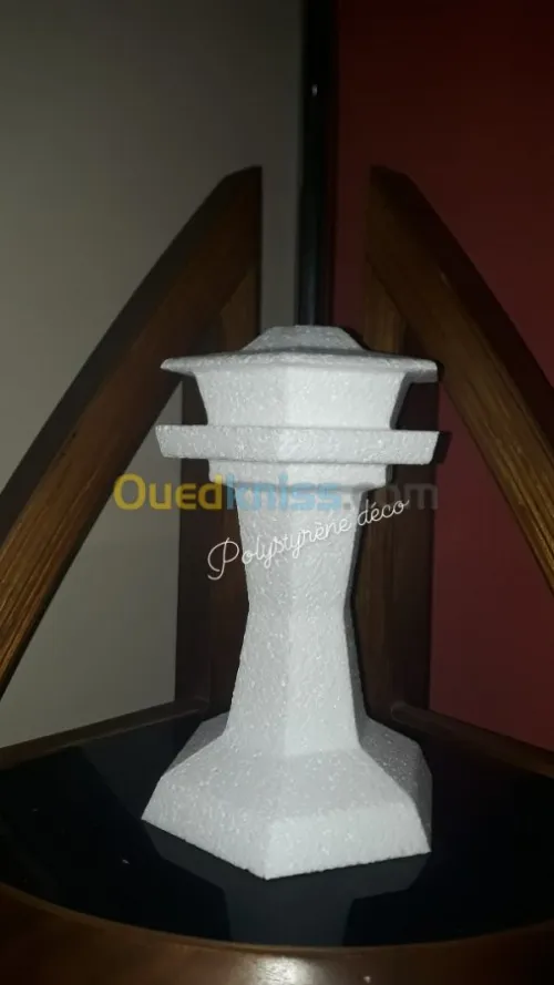 Decoration en polystyrène 