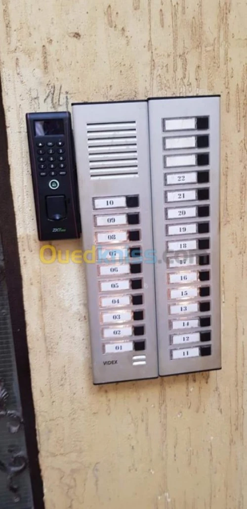 installation videophone et interphone