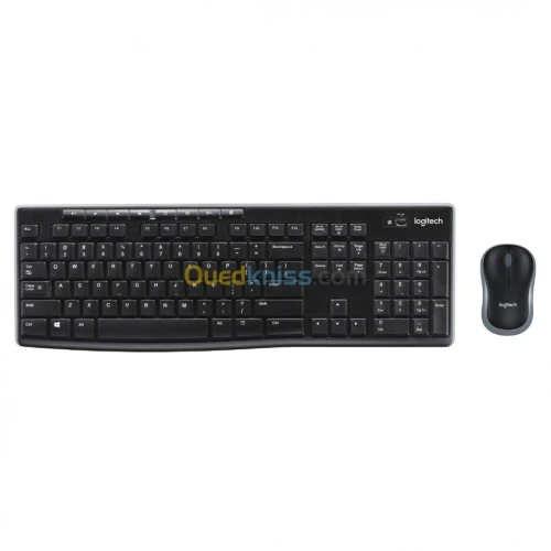 ENSEMBLE SOURIS + CLAVIER SANS FIL LOGITECH MK270