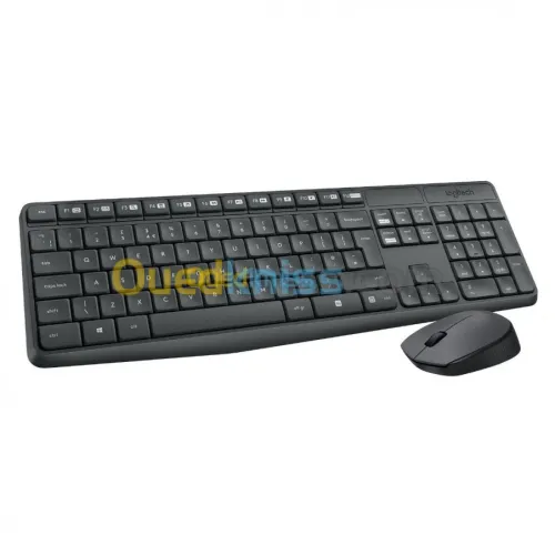 ENSEMBLE SOURIS+CLAVIER SANS FIL LOGITECH MK235