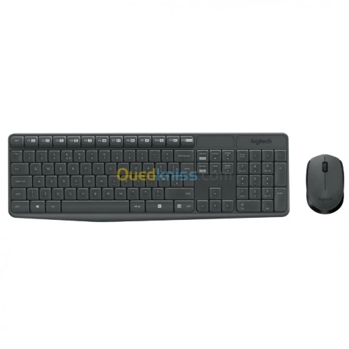 ENSEMBLE SOURIS+CLAVIER SANS FIL LOGITECH MK235