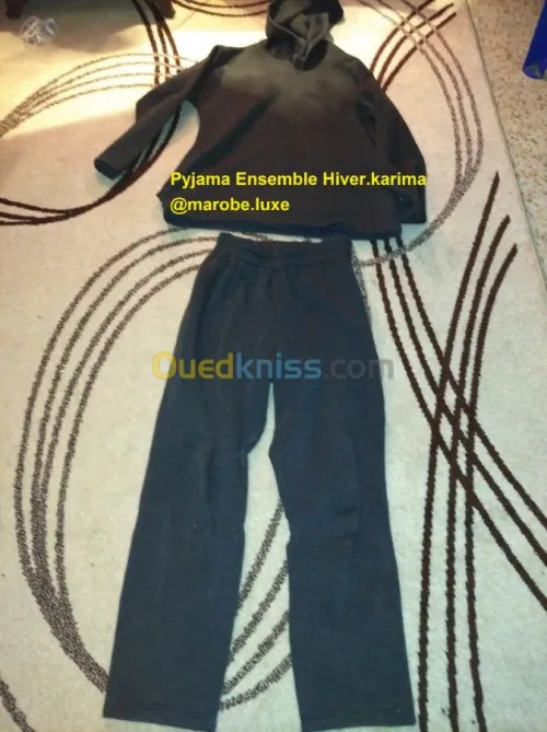 pyjama +tablier+tenu de travail