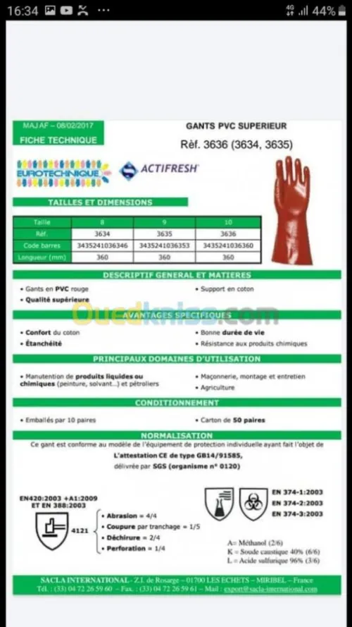 distribution des gants lunette casque 