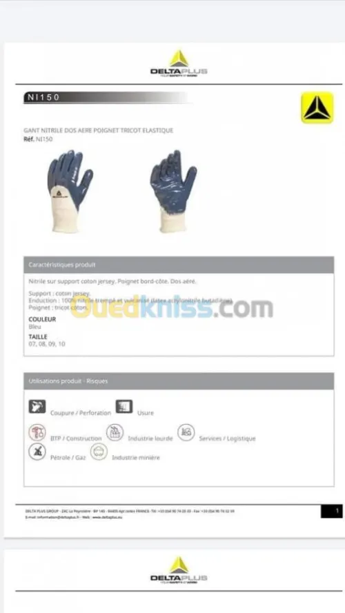 distribution des gants lunette casque 