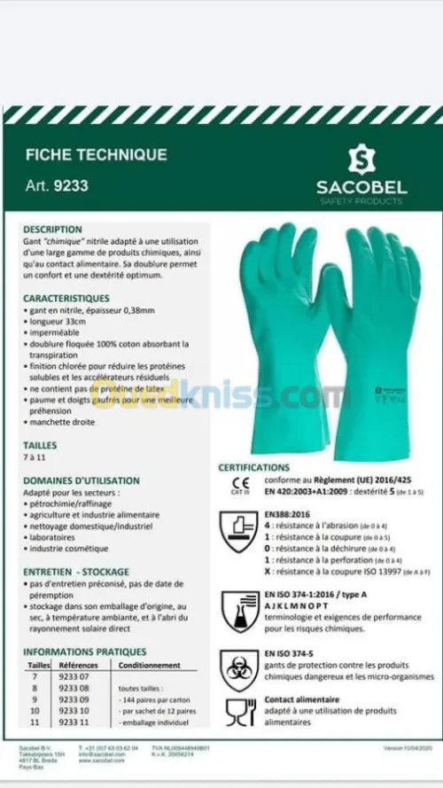 distribution des gants lunette casque 
