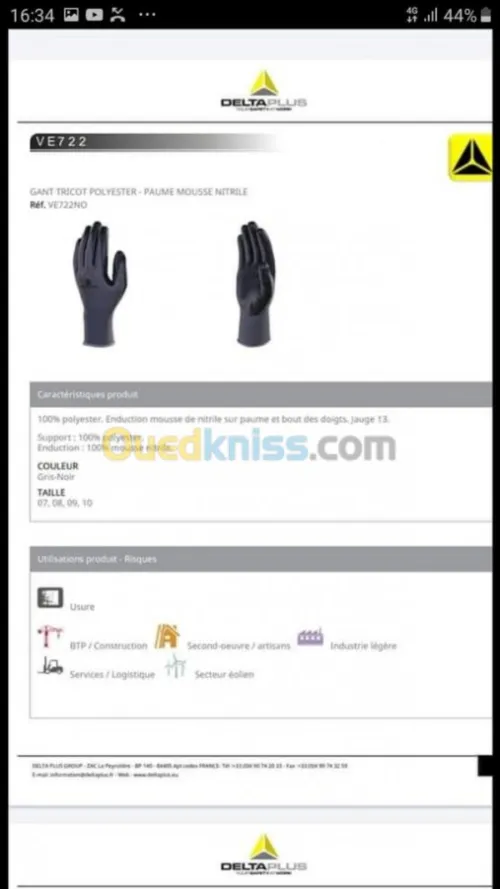 distribution des gants lunette casque 