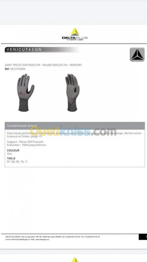 distribution des gants lunette casque 