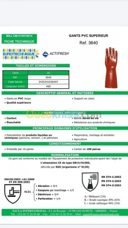 distribution des gants lunette casque 