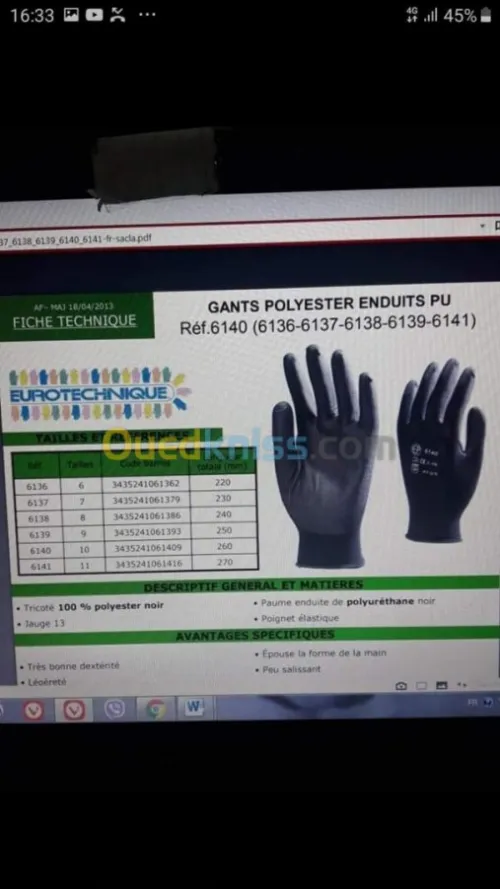 distribution des gants lunette casque 