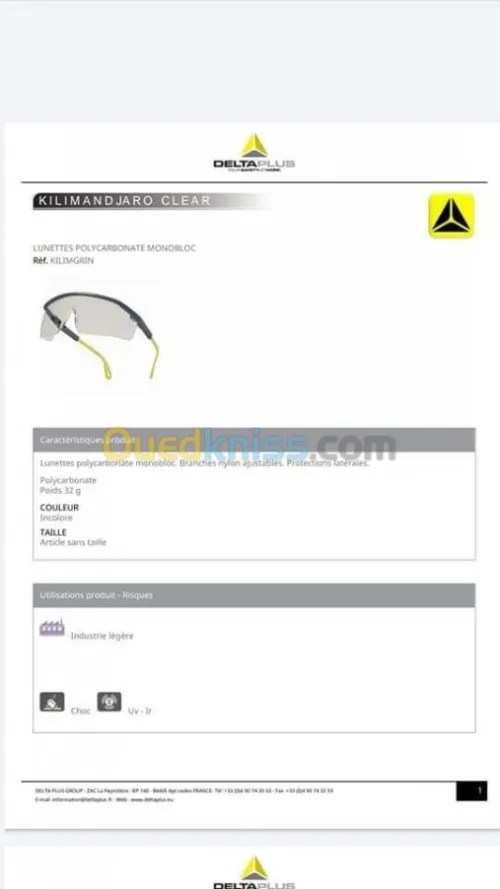 distribution des gants lunette casque 