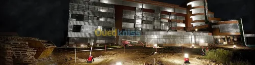 Eclairage de chantier professionnel