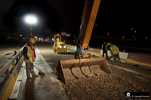 Eclairage de chantier professionnel