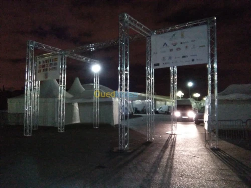 Location structure en aluminium