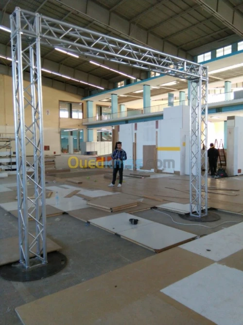 Location structure en aluminium