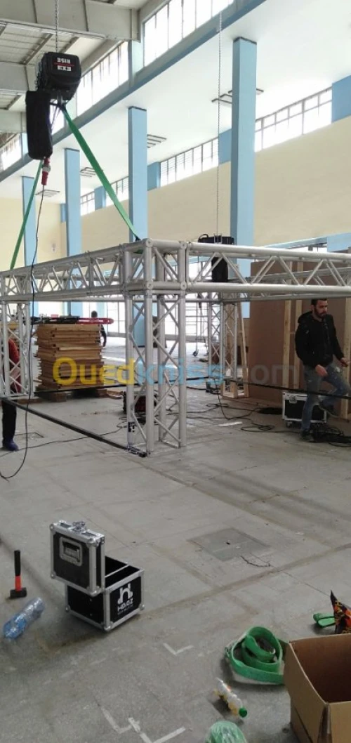 Location structure en aluminium