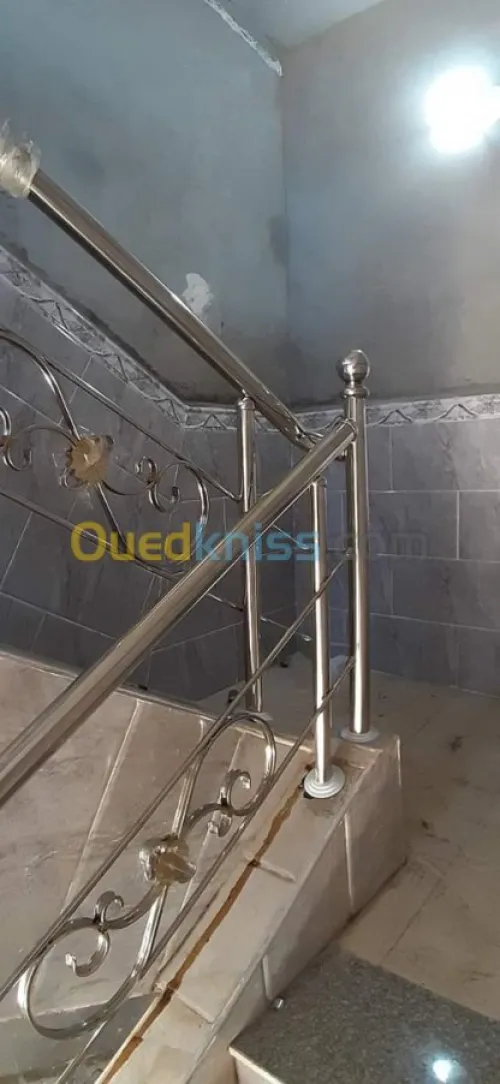 rampes d'escalier en inox 