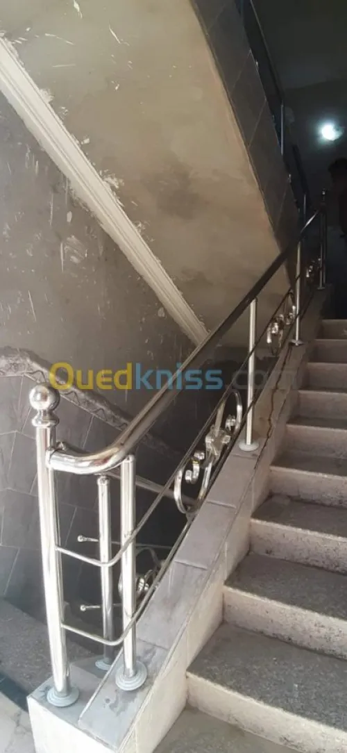 rampes d'escalier en inox 