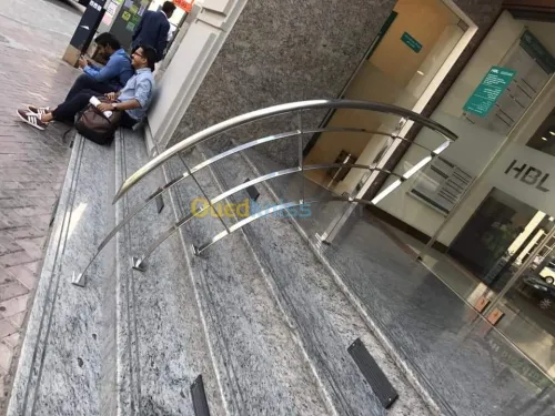 rampes d'escalier en inox 