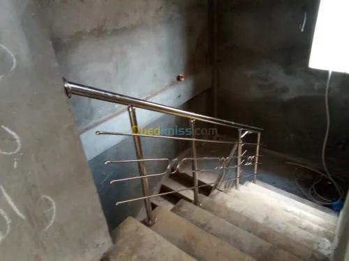 rampes d'escalier en inox 
