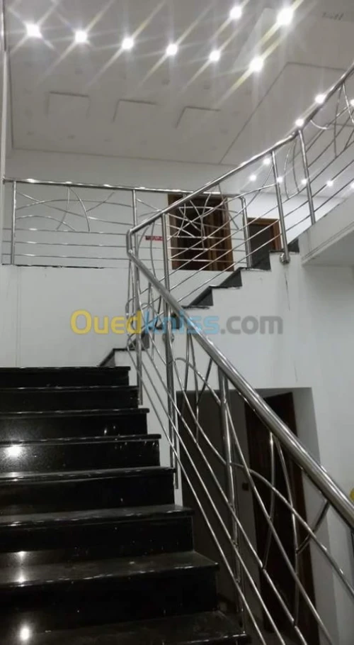 rampes d'escalier en inox 