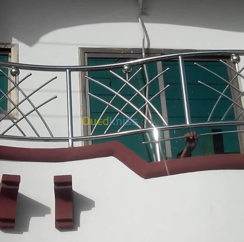 rampes d'escalier en inox 