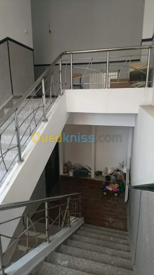 rampes d'escalier en inox 