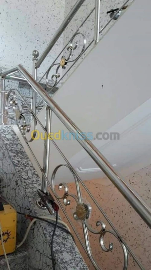 rampes d'escalier en inox 