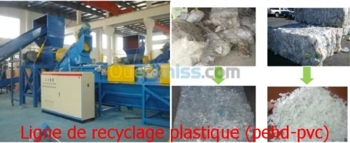 Ligne de recyclage plastique PEHD-PVC