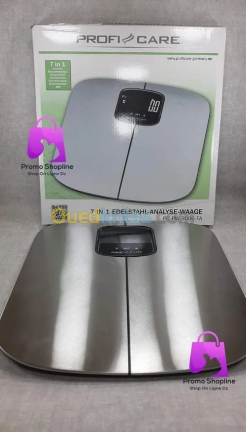 Pèsse personne inox profi care 7en1  