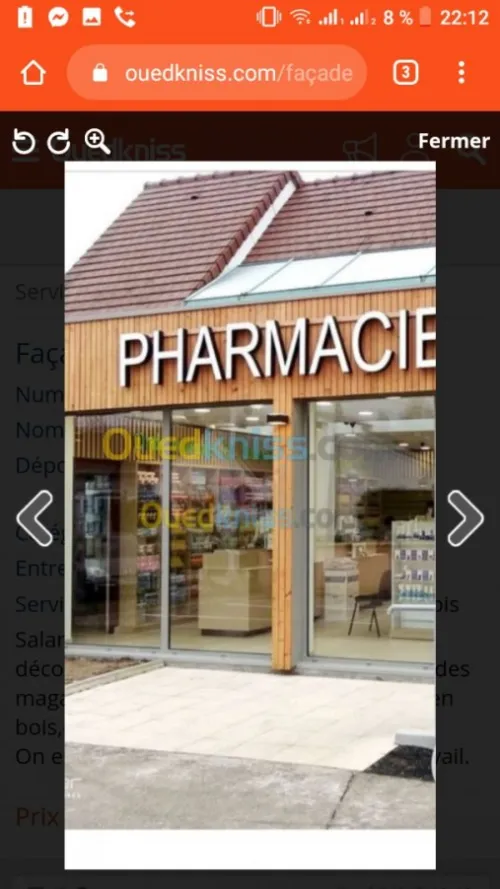 Habillage bois..mdf.