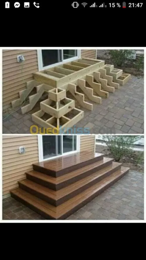 Habillage bois..mdf.