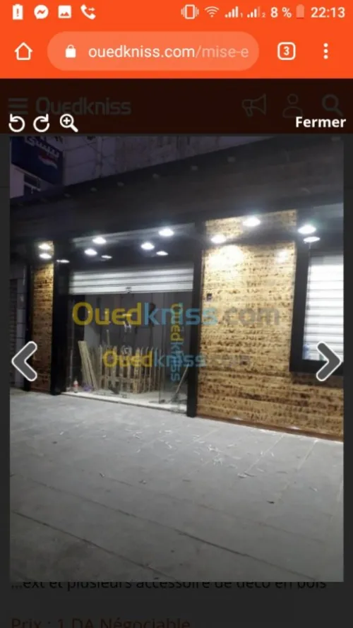 Habillage bois..mdf.