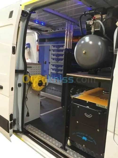 Aménagement atelier mobile