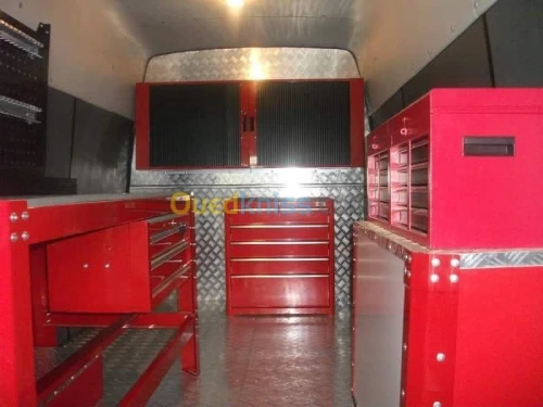 Aménagement atelier mobile