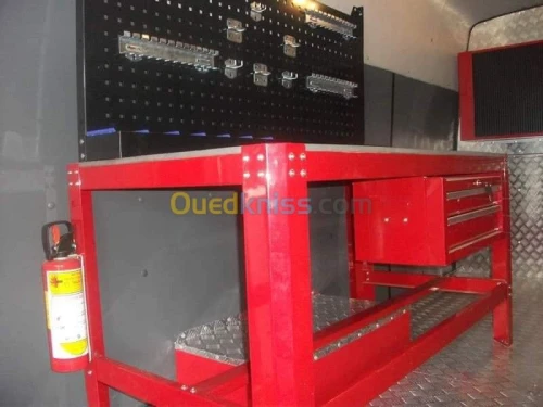 Aménagement atelier mobile