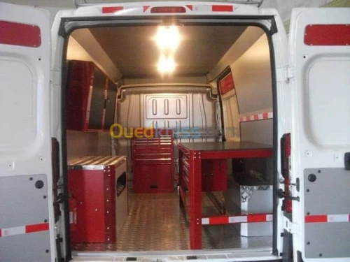 Aménagement atelier mobile