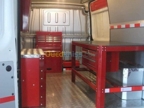 Aménagement atelier mobile