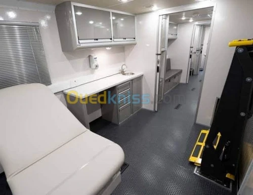 Aménagement ambulance clinique mobile