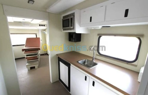 Aménagement ambulance clinique mobile