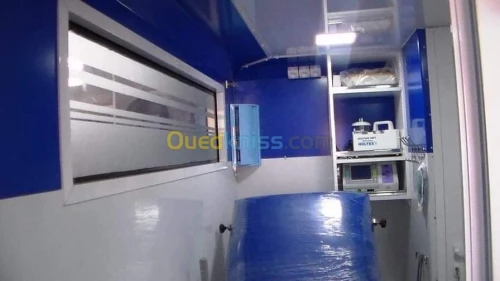 Aménagement ambulance clinique mobile