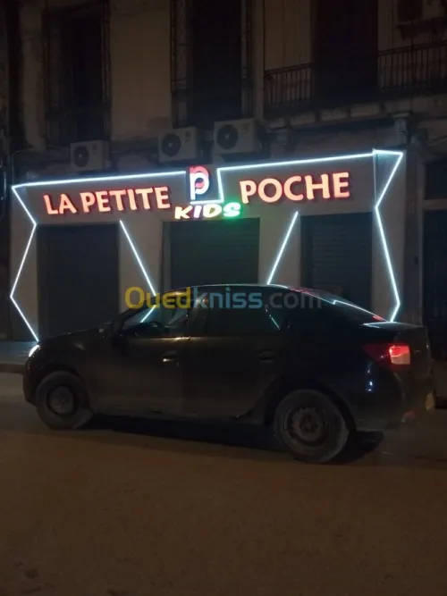 Enseigne lumineuse.panneau led.lettre 