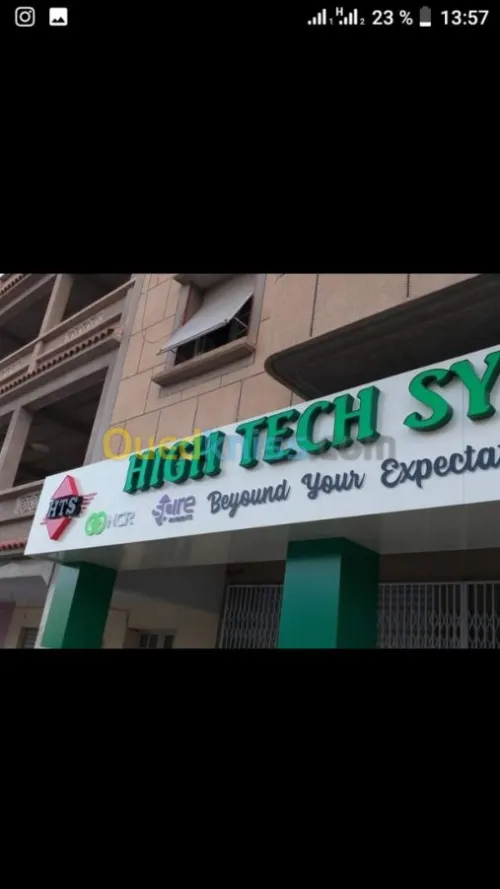 Enseigne lumineuse.panneau led.lettre 