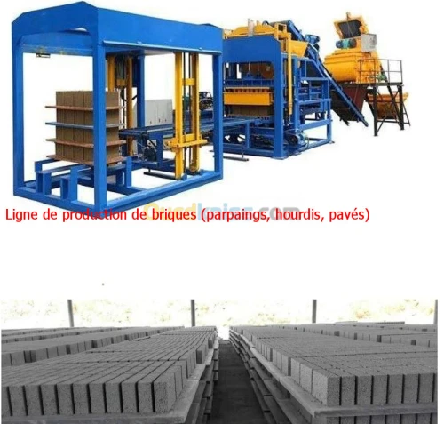 Ligne De Production De Briques (Parpai