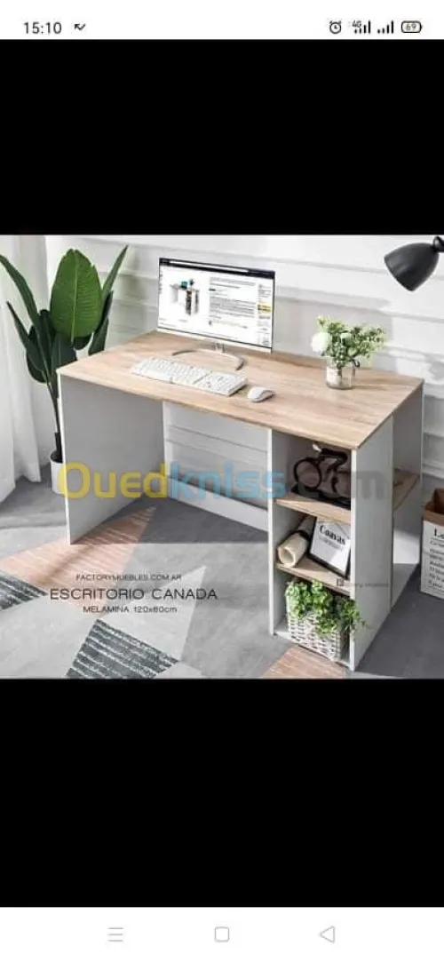 Bureau 1,2 M  sur 0,6 / 0,8 sur 0,5 M 