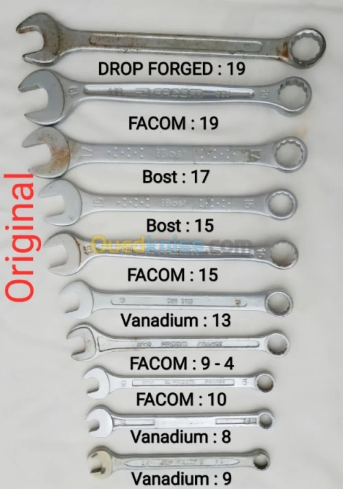 Lots de 94 clés Originals