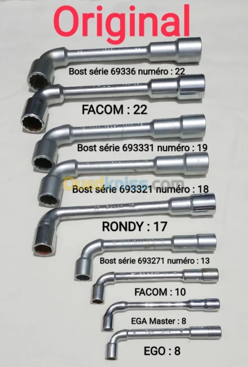 Lots de 94 clés Originals