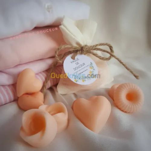 Bougies artisanales, fondants, galets 