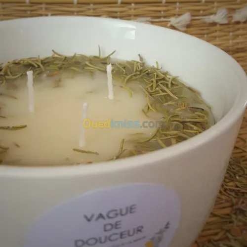 Bougies artisanales, fondants, galets 