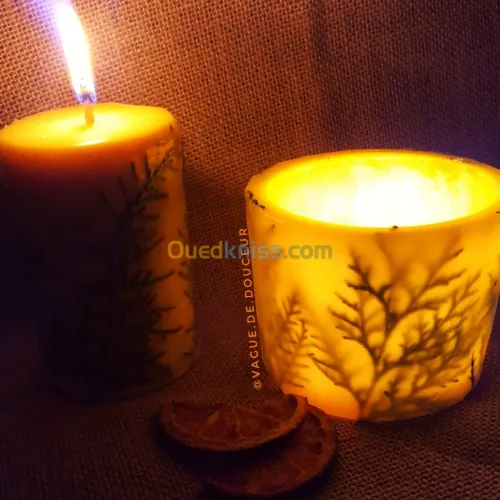 Bougies artisanales, fondants, galets 