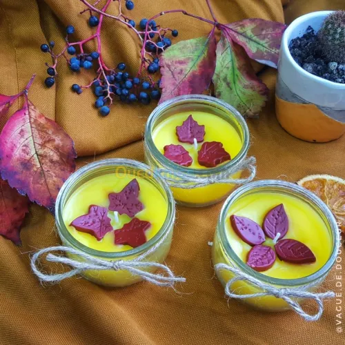 Bougies artisanales, fondants, galets 